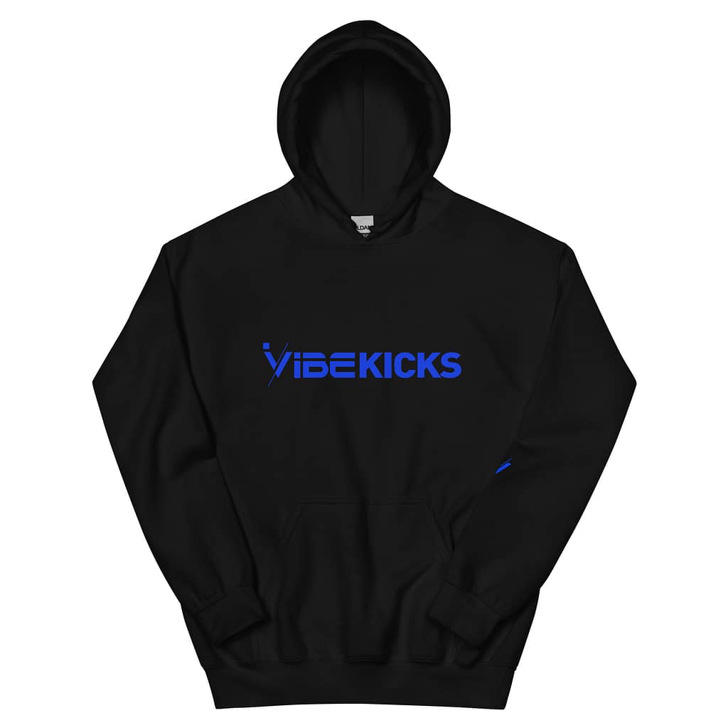 iVibeKicks Unisex Hoodie - - Black/Blue