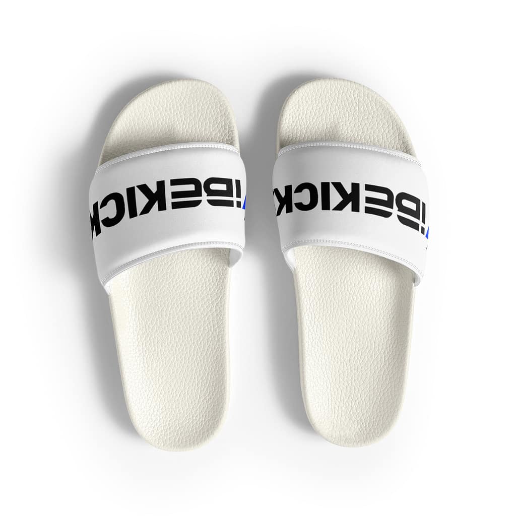 iVibeKicks Men’s slides (White)