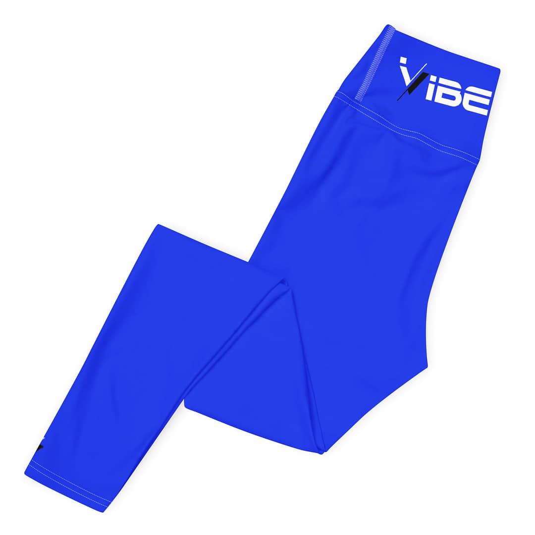 iVibeKicks Yoga Leggings - Blue - Youth - Image 4