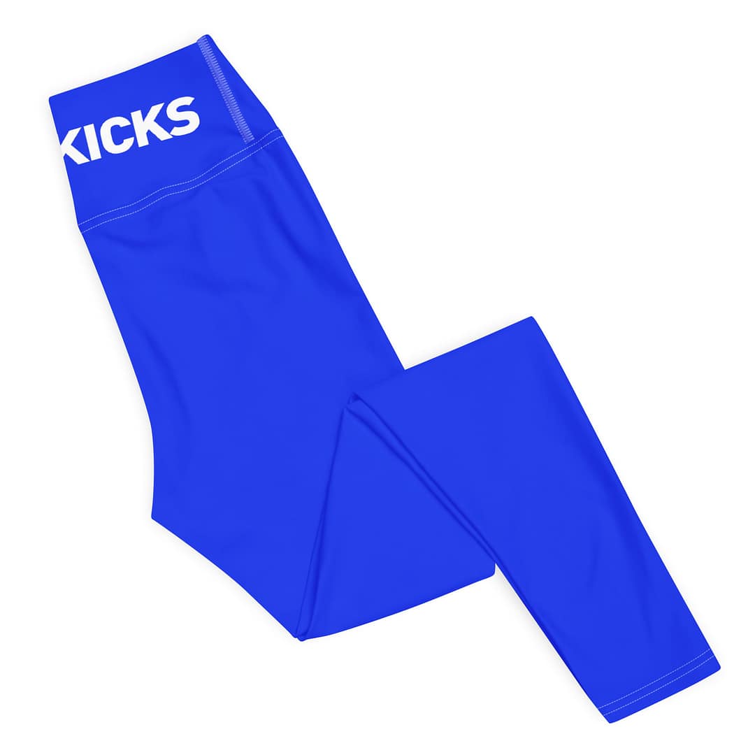 iVibeKicks Yoga Leggings - Blue - Youth - Image 6
