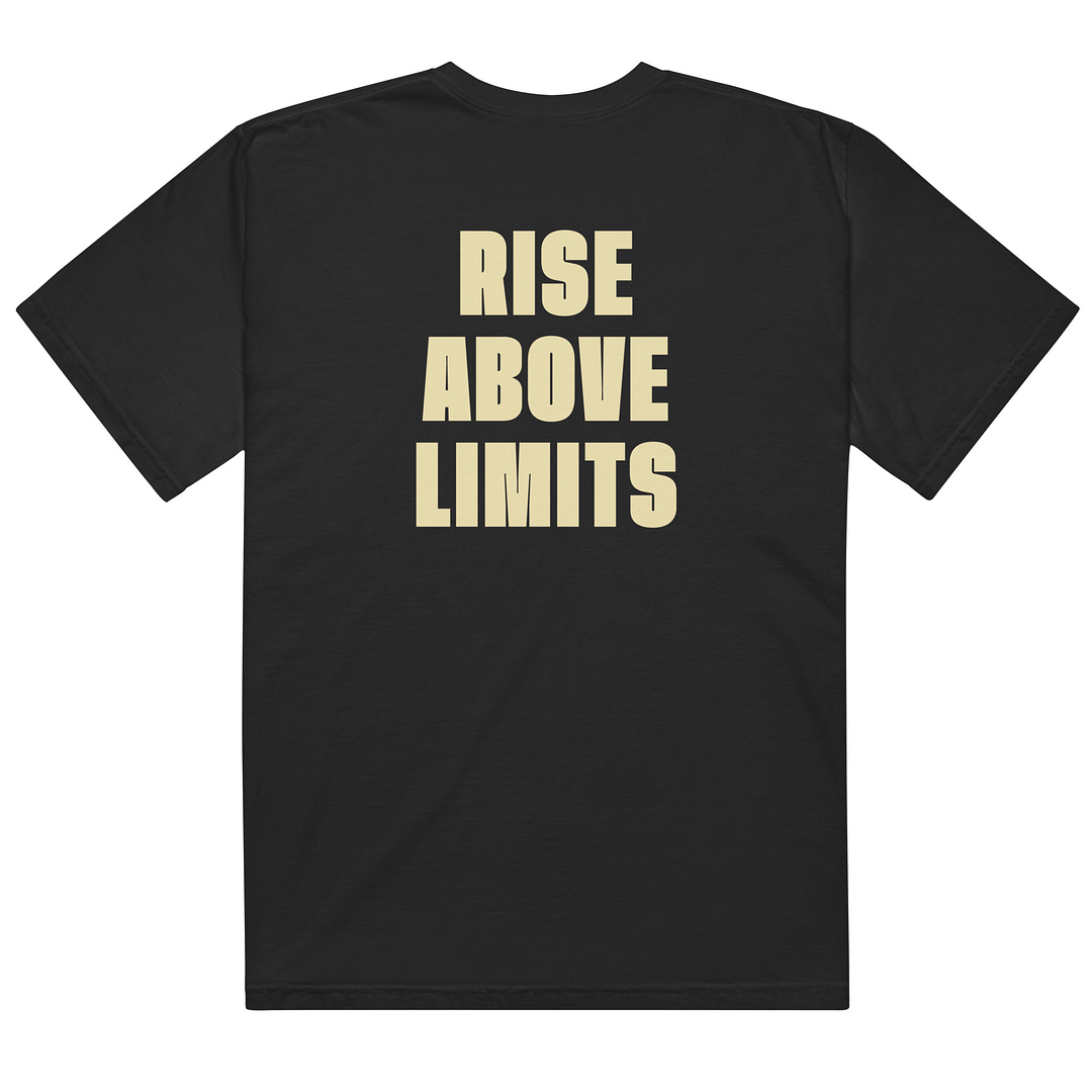 JML Rise Above Limits (small logo) - Black - Image 2
