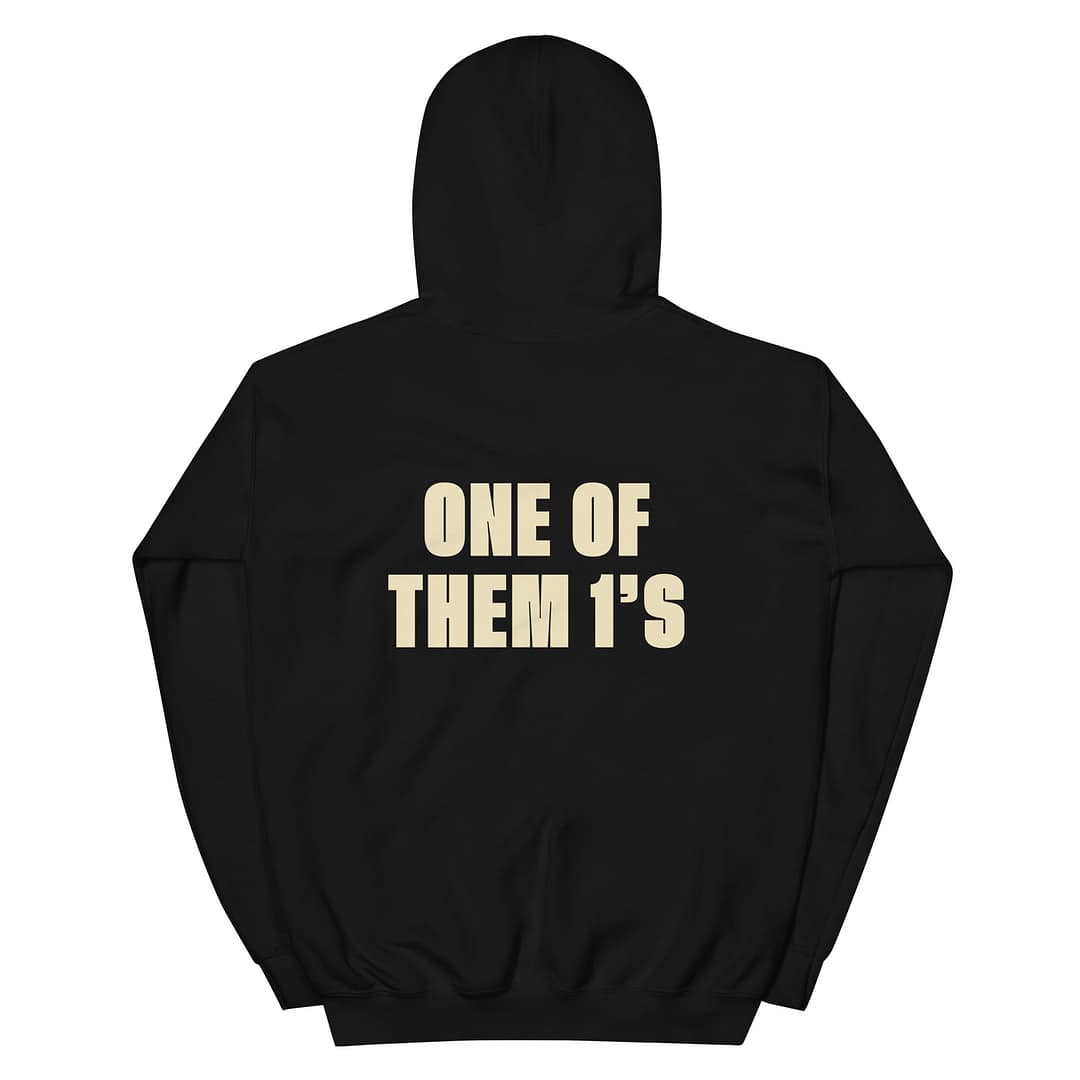 JML One of Them 1's Hoodie - Black - Image 3
