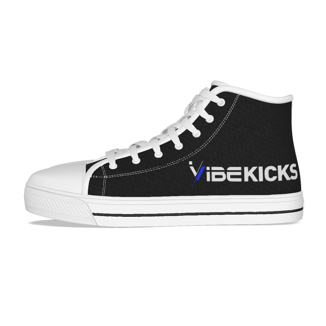 iVibeKicks - Women's Canvas Shoes - Black - Image 5