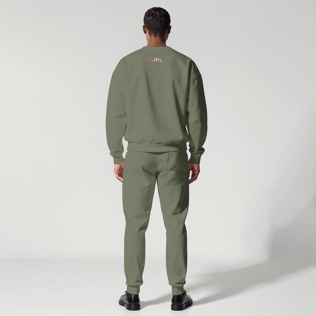 JML – Men’s Sports Sweatsuit – Green - Image 2