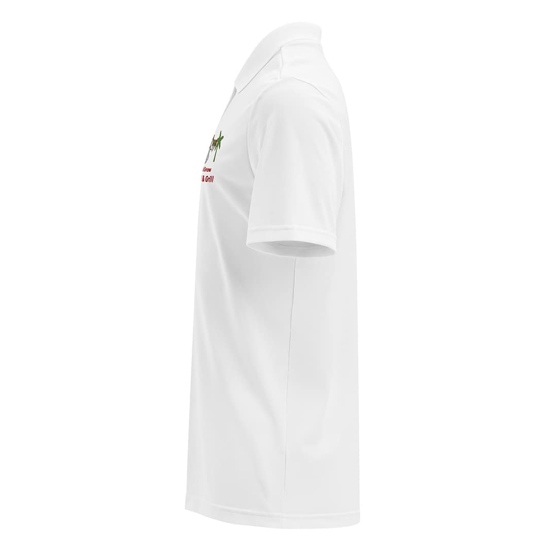 Tropical Snow adidas sport polo - White - Image 3