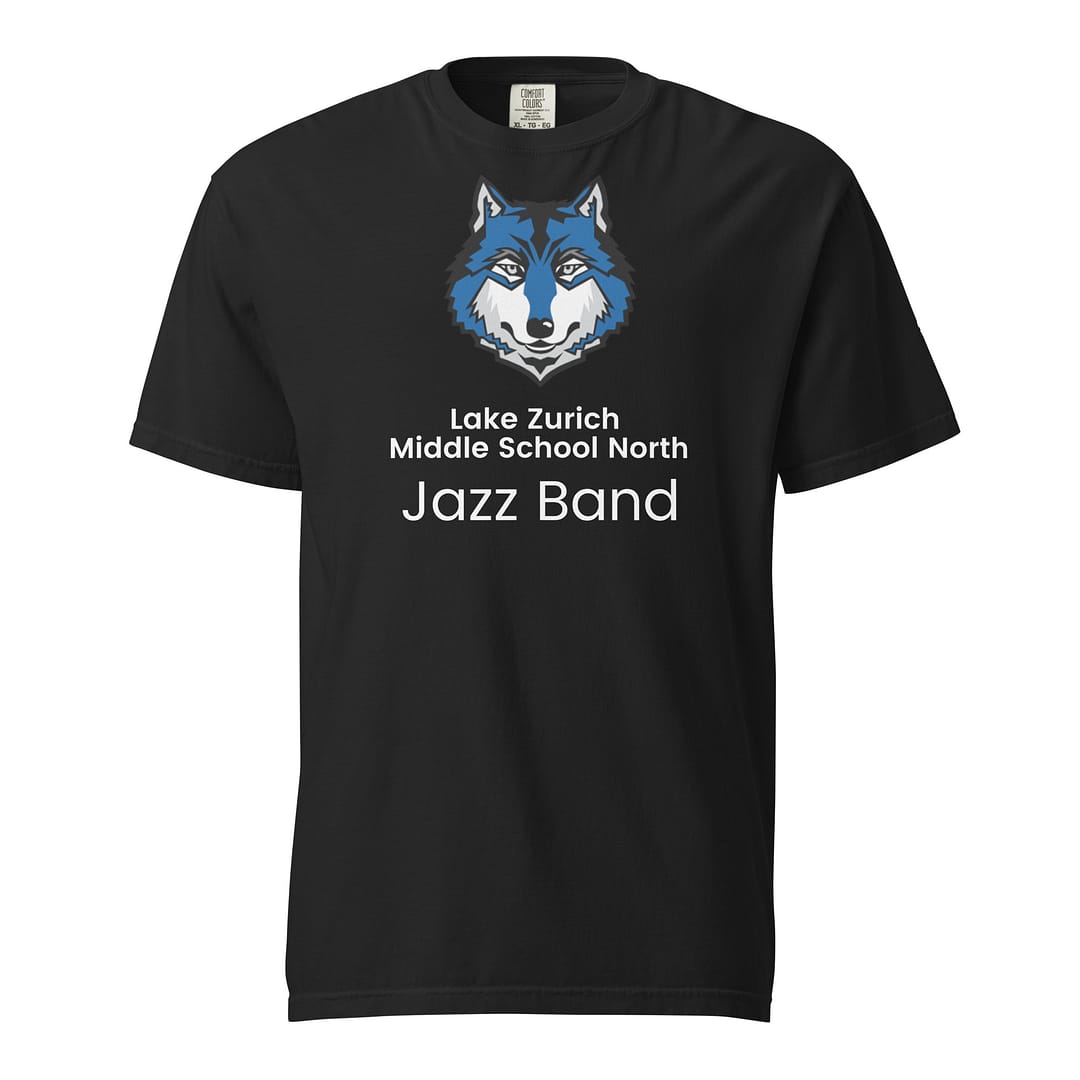 Lake Zurich Jazz Band t-shirt – Black