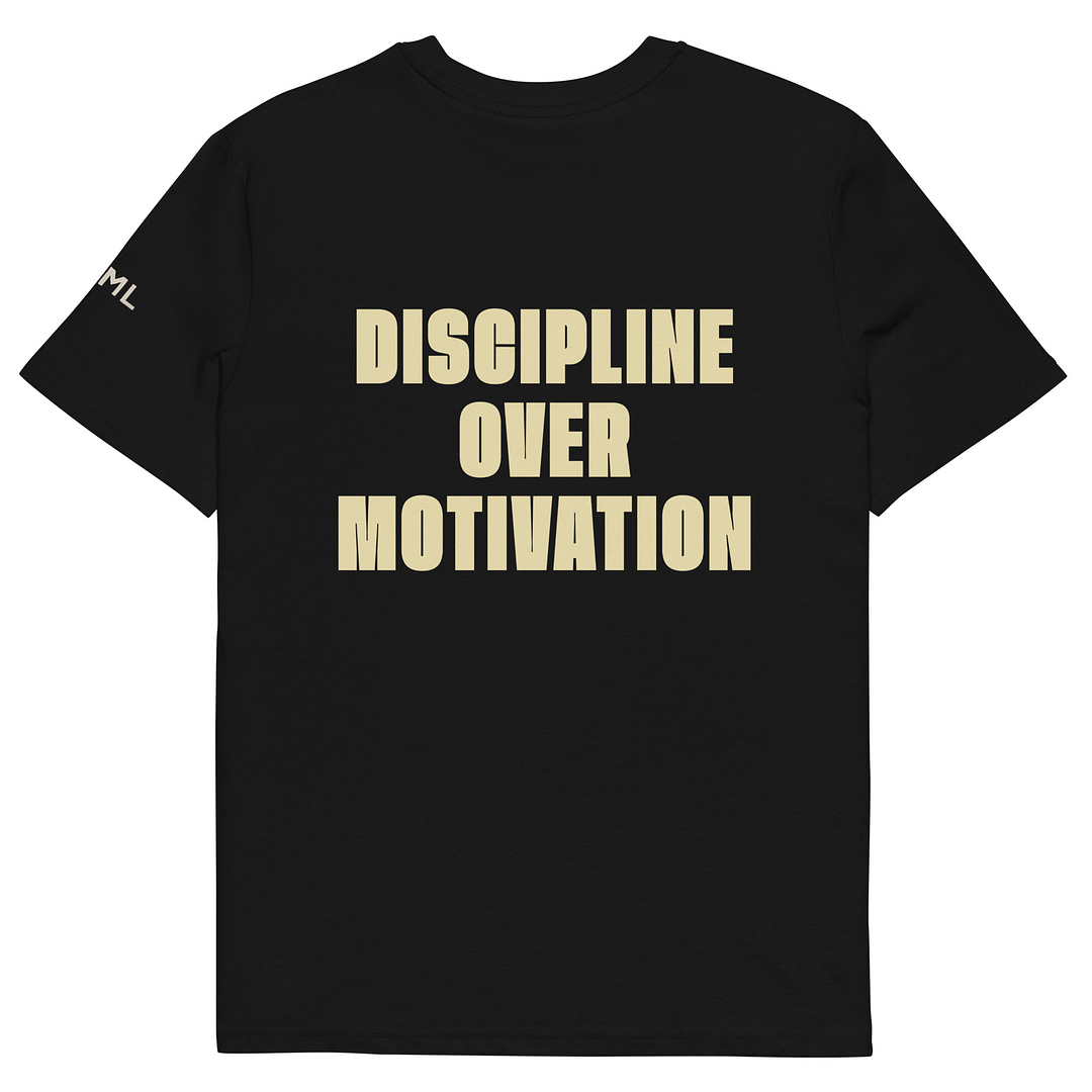 JML Discipline Over Motivation - Black (NEW) - Image 2