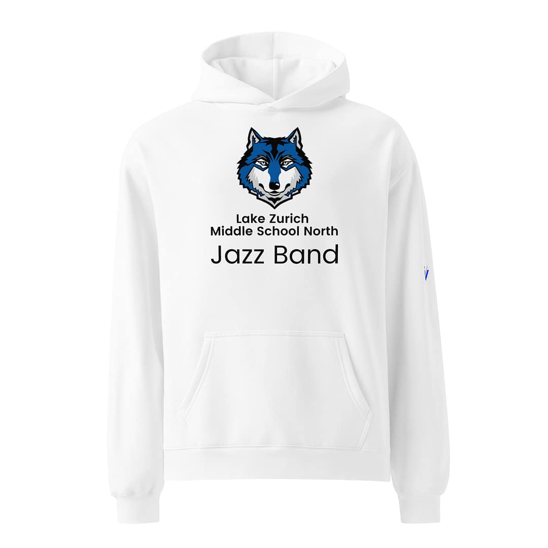 Lake Zurich Jazz Band hoodie - White
