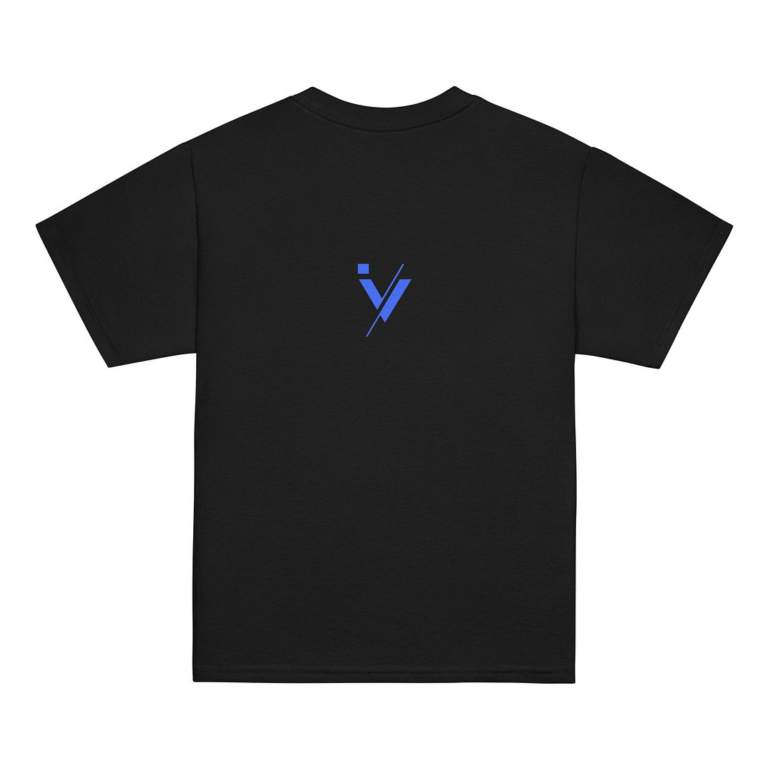 iVibeKicks – Youth Short Sleeve T-Shirt | Black/Blue - Image 2