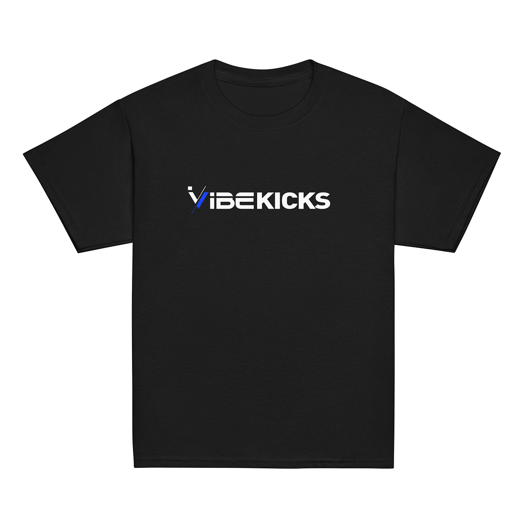 iVibeKicks - Short Sleeve Youth T-Shirt | Black