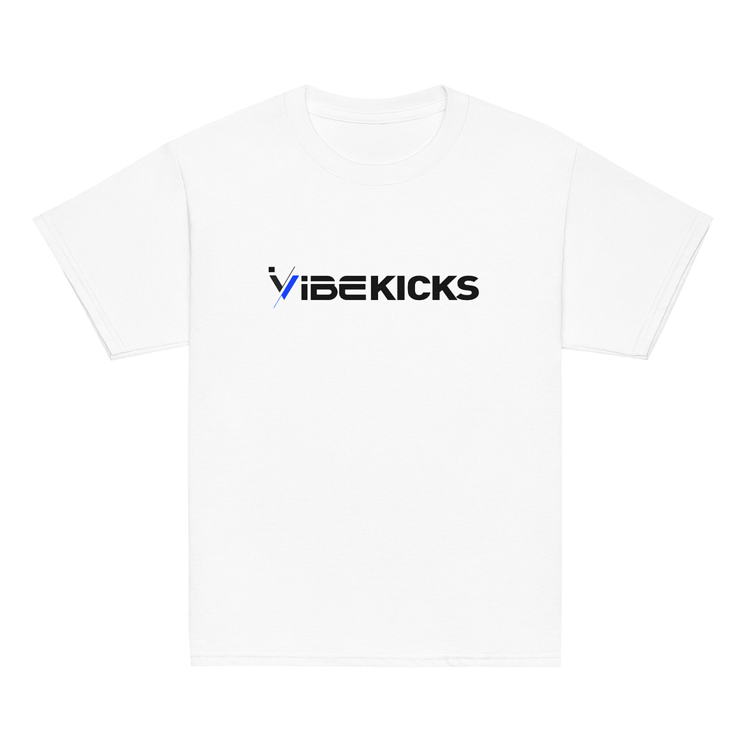 iVibeKicks - Short Sleeve Youth T-Shirt | White