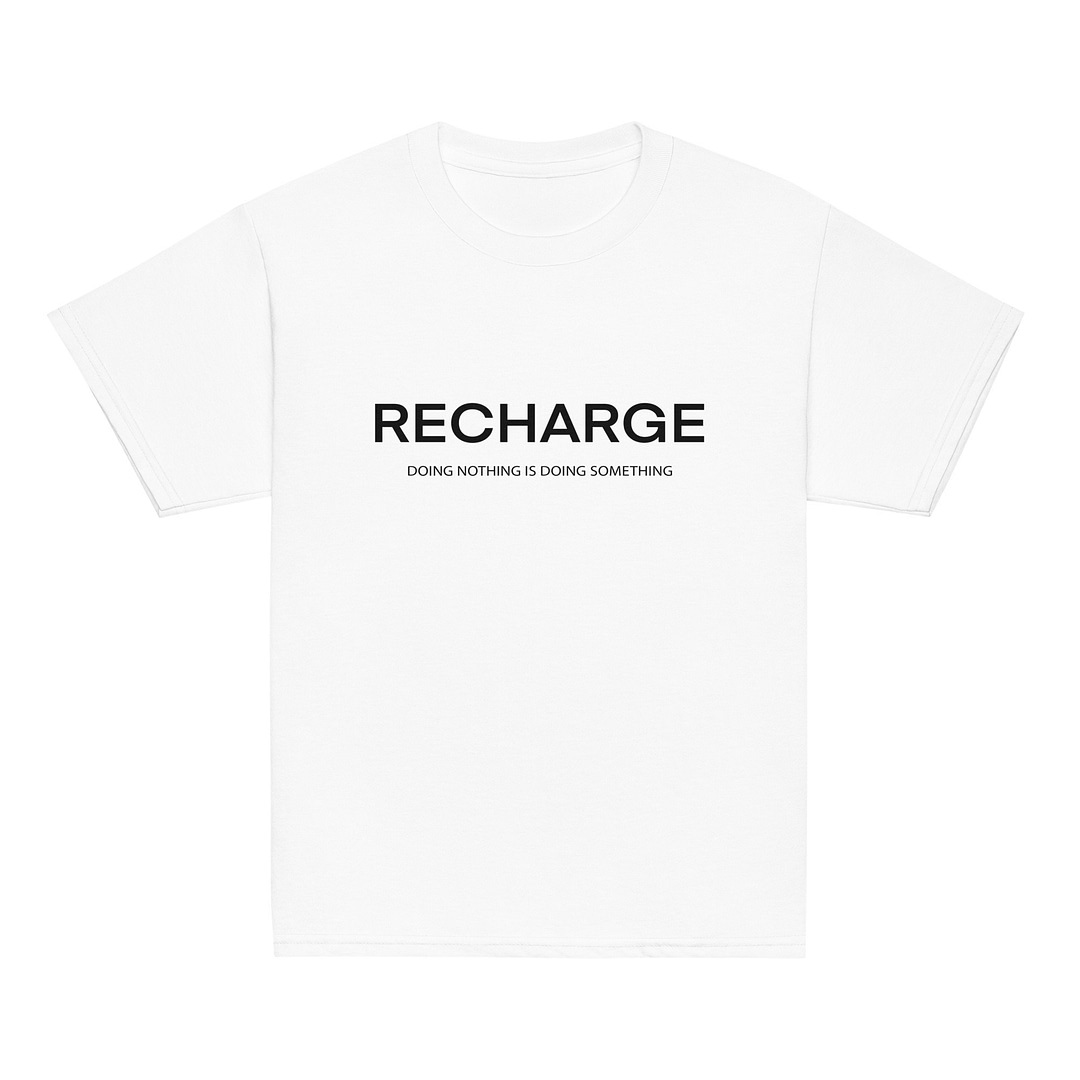 Recharge Youth T-shirt - White