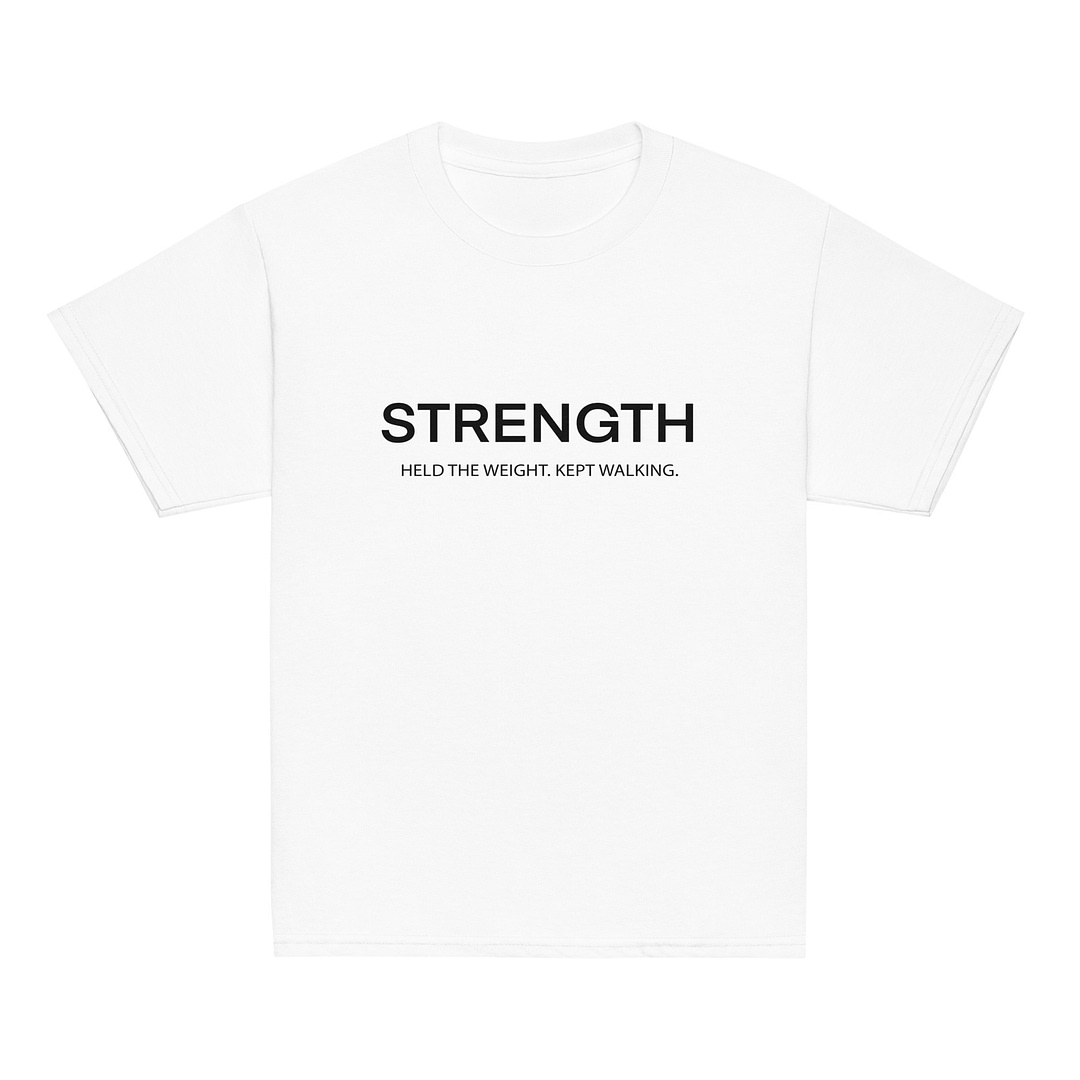Strength Youth T-Shirt – White