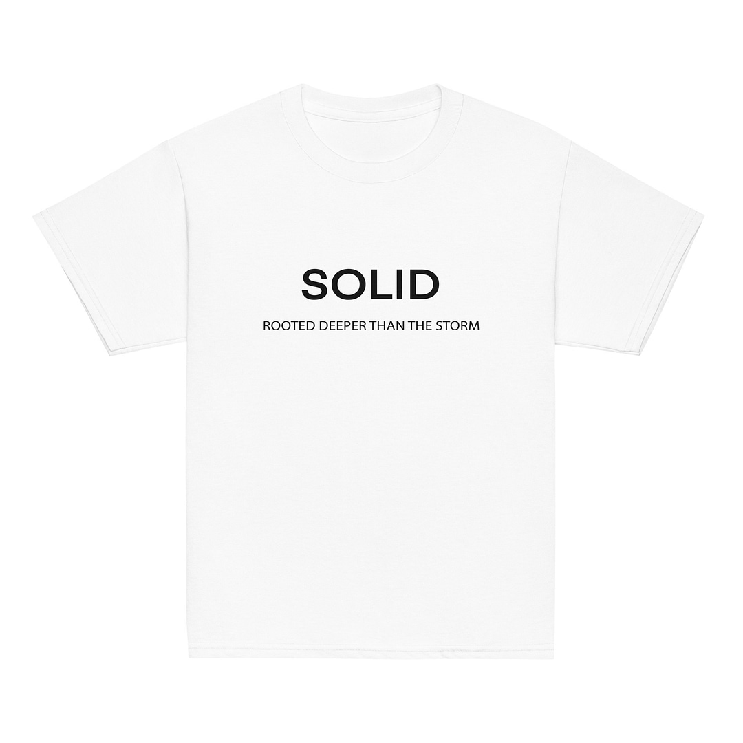 Solid Youth T-Shirt – White
