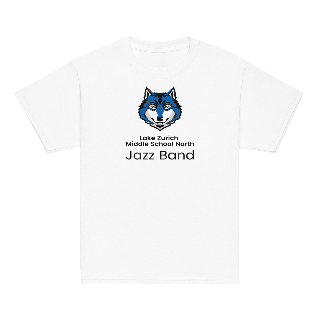 Lake Zurich Jazz Band Youth classic tee - White