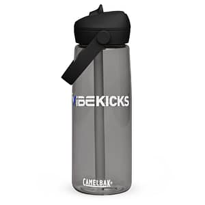 iVibeKicks Flip straw water bottle