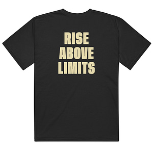 JML Rise Above Limits (small logo) - Black