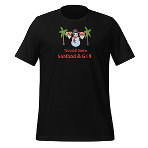Tropical Snow t-shirt - Black