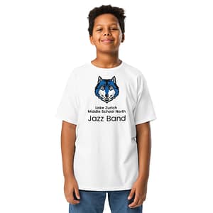Lake Zurich Jazz Band Youth classic tee - White