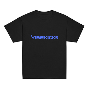 iVibeKicks – Youth Short Sleeve T-Shirt | Black/Blue