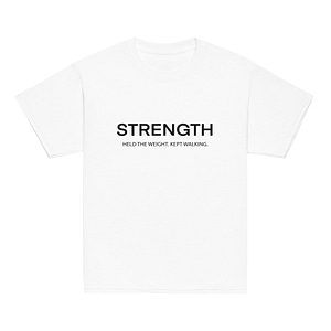 Strength Youth T-Shirt – White