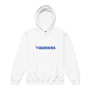 iVibeKicks – Youth Hoodie | Blue/White