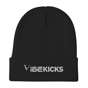 iVibeKicks - Embroidered Beanie | Black