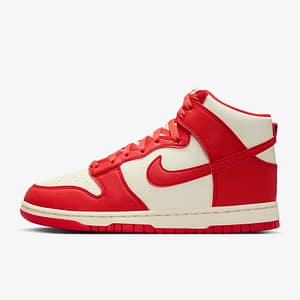 Nike Dunk High Top – Women – Red/Cream