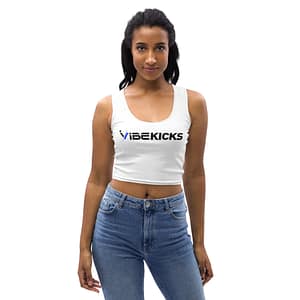 iVibeKicks Crop Top - White