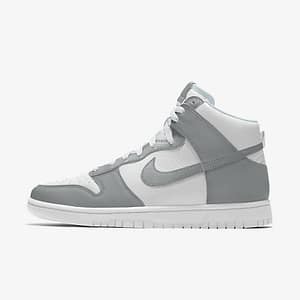 Nike Dunk High Top – Men – Grey/White