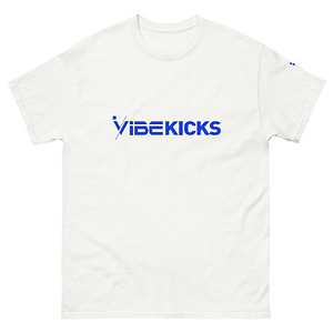 iVibeKicks – Short Sleeve T-Shirt | White/Blue