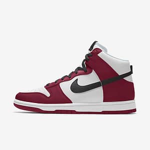 Nike Dunk High Top – Women – Wine/White