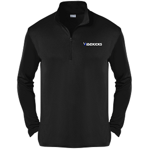 iVibeKicks Sport-Tek Mens Quarter Zip Pullover - Black