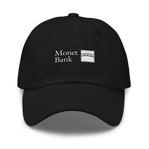 Monet Swag - Dad hat - Black