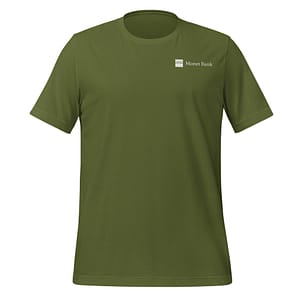Monet Bank - Unisex t-shirt - Olive
